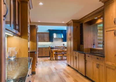 Log Renovation Nanoose: Buffet Area to Kitchen