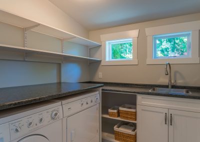 Log Renovation Nanoose: Laundry Room