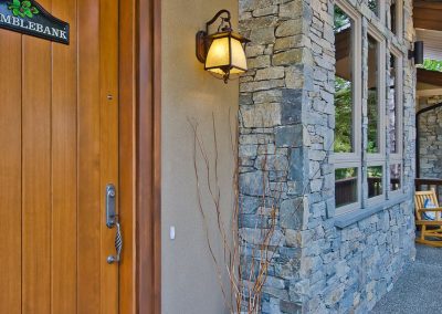 Nanoose Bay Platinum Built Green home, Fairwinds: Stucco and rock exterior