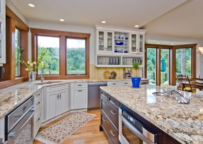 Nanoose Bay Platinum Built Green home, Fairwinds: Corner sink