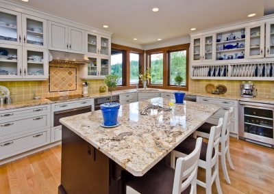 Nanoose Bay Platinum Built Green home, Fairwinds: Granite island