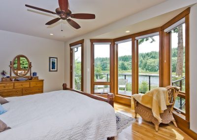 Nanoose Bay Platinum Built Green home, Fairwinds: Master with a view