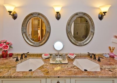 Nanoose Bay Platinum Built Green home, Fairwinds: Custom vanity