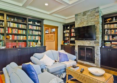 Nanoose Bay Platinum Built Green home, Fairwinds: TV Libary room