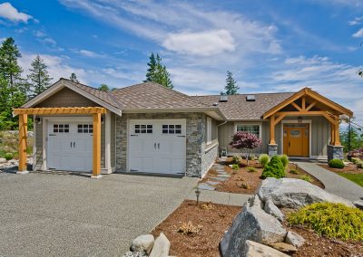 Nanoose Custom Home: Built Green Gold: Nanoose Bay Level entry home