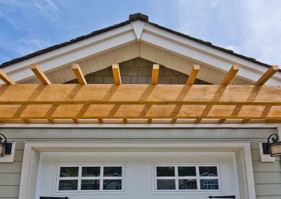 Nanoose Custom Home: Built Green Gold: Trellis detail