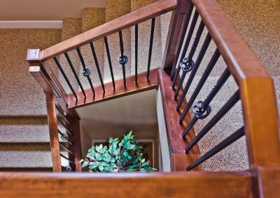 Nanoose Custom Home: Built Green Gold: Custom Staircase