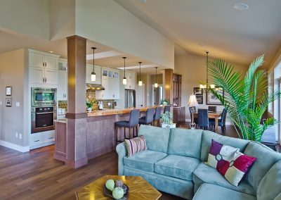Nanoose Custom Home: Built Green Gold: Open concept home