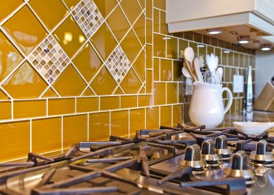 Nanoose Custom Home: Built Green Gold: Five burner Gas cooktop