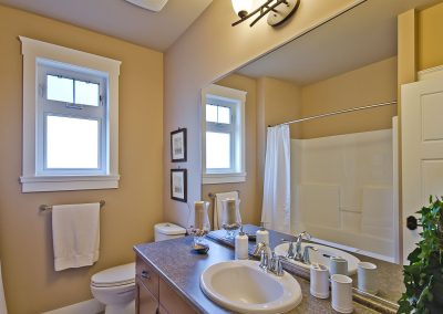 Nanoose Custom Home: Built Green Gold: Guest Bathroom