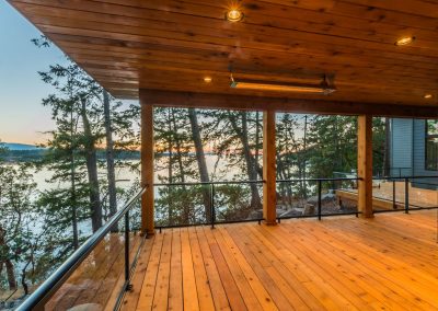 Oceanfront Nanoose Built Green Custom: Outdoor Dining