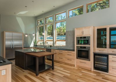 Oceanfront Nanoose Built Green Custom: Modern Kitchen