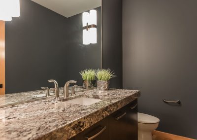 Oceanfront Nanoose Built Green Custom: Powder Room