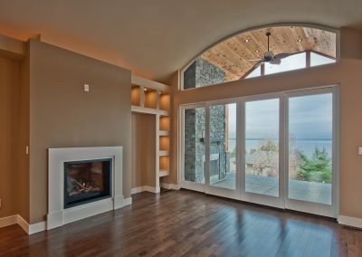 Saltair Custom Home with Detached Carriage house: Barrel vault