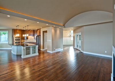 Saltair Custom Home with Detached Carriage house: Maple flooring