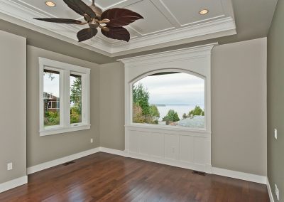 Saltair Custom Home with Detached Carriage house: Master bedroom
