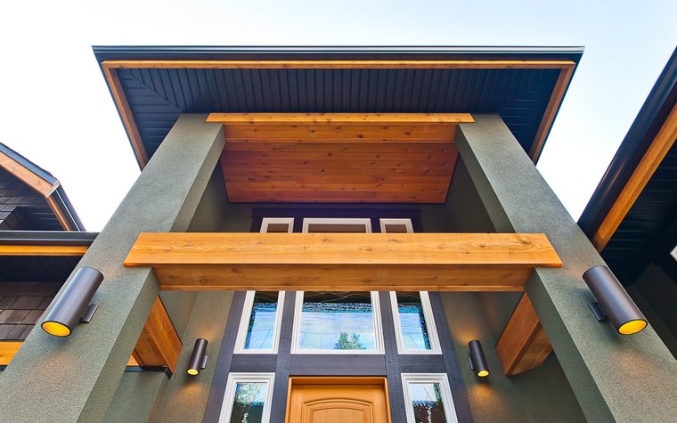 Saltair Custom Home with Detached Carriage house