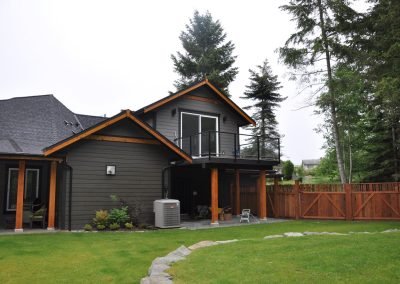 Saltair Custom Home: Left side home