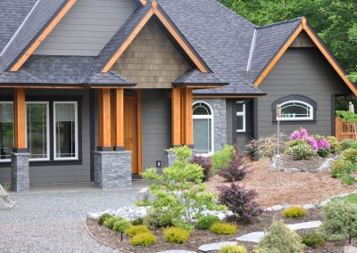 Saltair Custom Home: Front exterior