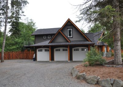 Saltair Custom Home: 3 Car Garage