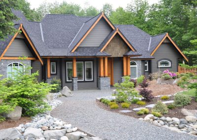 Saltair Custom Home: Hardi siding