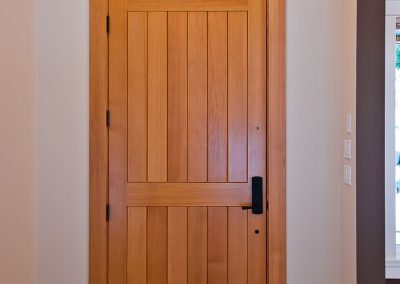 Saltair Custom Home: Eight foot fir door
