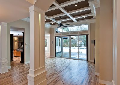 Saltair Custom Home: View from entrance