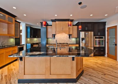 Saltair Custom Home: Titanium granite