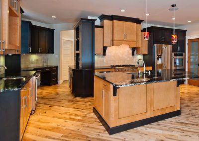 Saltair Custom Home: Large kitchen