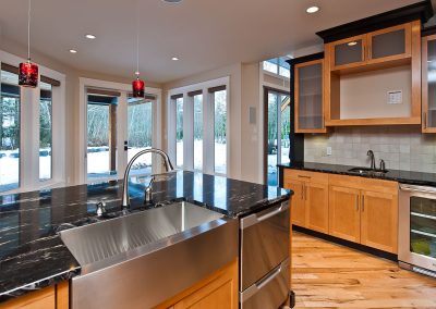 Saltair Custom Home: Stainless farm sink