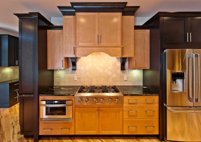 Saltair Custom Home: Charcoal crown detail