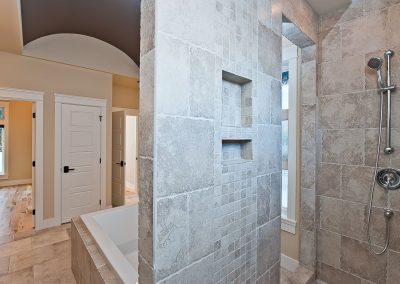 Saltair Custom Home: Custom shower