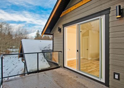 Saltair Custom Home: Added deck from games room