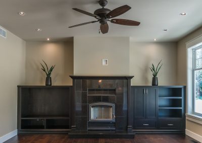 The Farm, Cottage Inspired Custom: Build Green Custom Home Fireplace