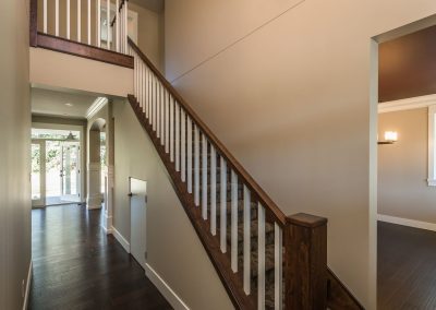 The Farm, Cottage Inspired Custom: Build Green Custom Home Stairway