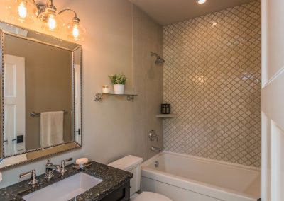The Farm, Cottage Inspired Custom: Build Green Custom Home Bathroom Tiles