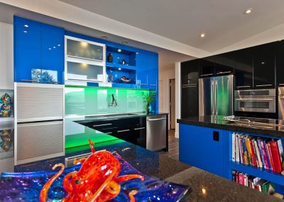 Yellowpoint Custom Built Green Platinum: Modern Custom Kitchen High Gloss