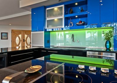 Yellowpoint Custom Built Green Platinum: Modern Custom Kitchen with LED lighting