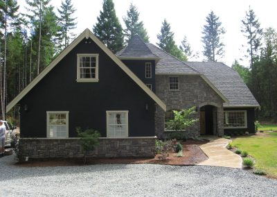 Yellowpoint Custom Home: Blackberry Stucco