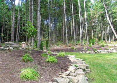 Yellowpoint Custom Home: Rock work