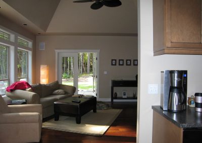 Yellowpoint Custom Home: Vaulted Great Room