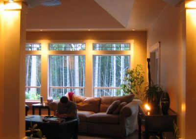 Yellowpoint Custom Home: Entrace with coloumns