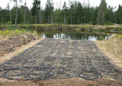 Yellowpoint Passive Solar, Platinum Built Green: Geothermal Pond Loops